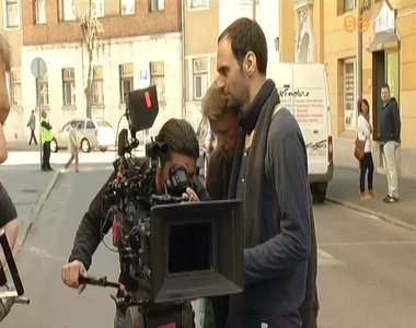 Szombathelyen forgatt�k a Tetthely egy epiz�dj�t