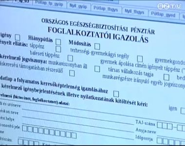 Táppénzkérelem elektronikusan
