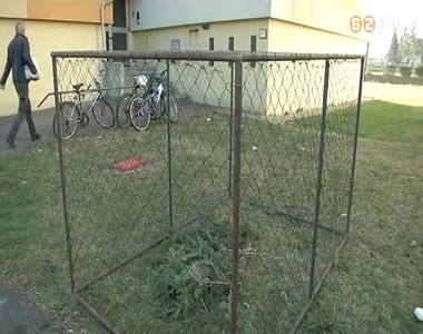 Kiker�ltek a kar�csonyfagy�jt� kont�nerek