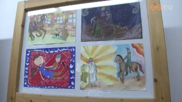 Szent M�rton ki�ll�t�s ny�lt a V�ci iskol�ban