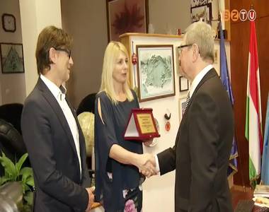 S�lyemel�s�rt �rdem�rmet kapott Pusk�s Tivadar polg�rmester