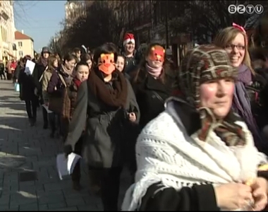 Farsangfarka a Fő téren