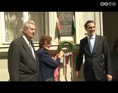 Rajczy Imre olimpiai bajnok lánya látogatott Szombathelyre Rajczy Imre olimpiai bajnok lánya látogatott Szombathelyre