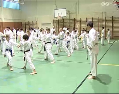 Karate edzés