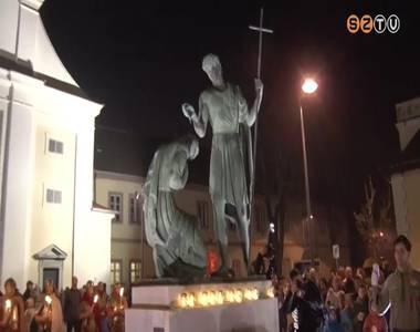 Vesper�s �s lampionos felvonul�s Szent M�rton �nnep�n