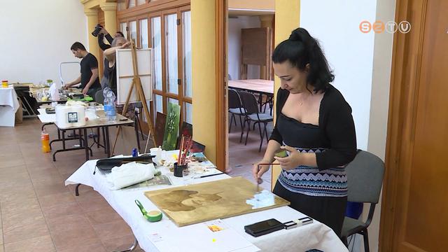 Roma képzőművészek alkottak egy hétig Szombathelyen, a Herényiek Házában Roma képzőművészek alkottak egy hétig Szombathelyen, a Herényiek Házában