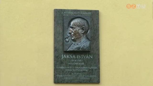 Eml�kt�bl�t avattak Jaksa Istv�n fest�m�v�sz tisztelet�re