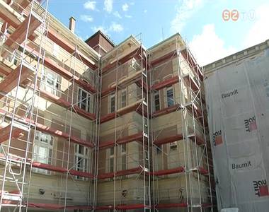 Elkezdődött a Savaria Múzeum homlokzati felújítása Elkezdődött a Savaria Múzeum homlokzati felújítása