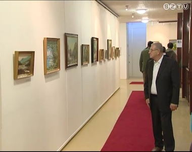 Németh Pál mesteredző festményeiből nyílt kiállítás