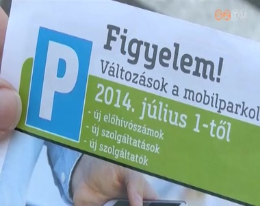 �j mobilparkol�si rendszer