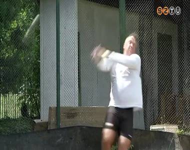 Senior kalapácsvetők versenyeztek Senior kalapácsvetők versenyeztek