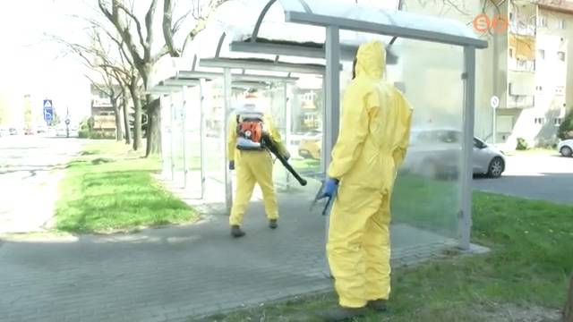 Jav�ban tart a helyij�ratos buszok meg�ll�inak fert�tlen�t�se Szombathelyen