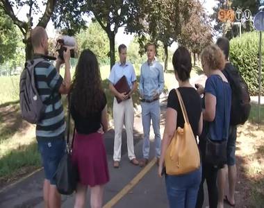 A kerékpárutak fejlesztéséről tartott sajtótájékoztatót az Éljen Szombathely! A kerékpárutak fejlesztéséről tartott sajtótájékoztatót az Éljen Szombathely!