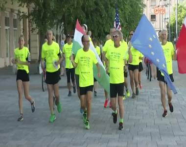 Szombathely érintésével futottak a szabadság jegyében Szombathely érintésével futottak a szabadság jegyében