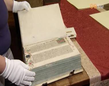 Értékes, régi könyveket restauráltak Értékes, régi könyveket restauráltak