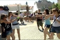 Vízicsata a Fő téren