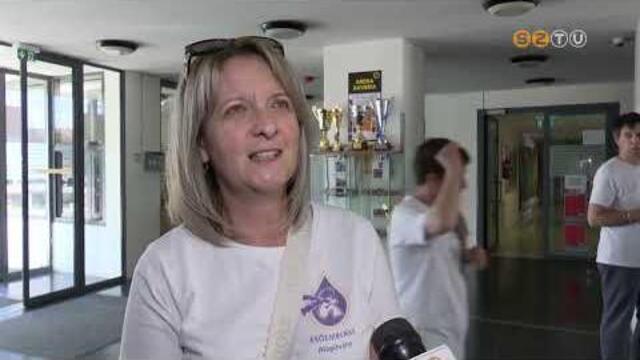 Ar&eacute;na t&uacute;r&aacute;n vettek r&eacute;szt az Es&odblac;emberke Alap&iacute;tv&aacute;ny gondozottjai