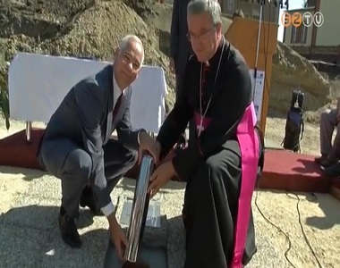 Lerakt�k a Brenner J�nos �ltal�nos Iskola �s Gimn�zium �j �p�let�nek alapk�v�t