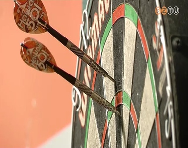 A darts orsz�gos d�nt� volt a c�l
