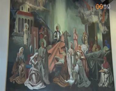 Szent M�rton �lete festm�nyen