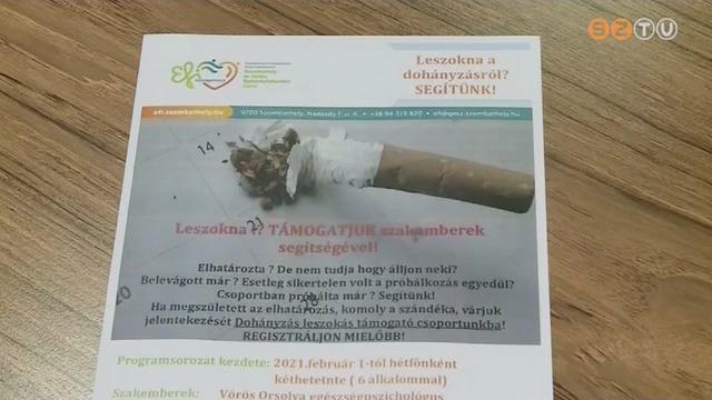 Dohnyzsrl val leszokst segt online foglalkozs-sorozatot indt az Egszsgfejlesztsi Iroda