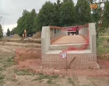 Megkezdődött az Arany-patak medrének rendezése és fejlesztése Megkezdődött az Arany-patak medrének rendezése és fejlesztése