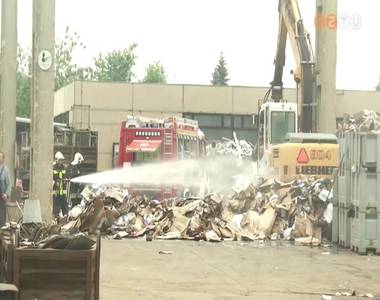 Tűz a MÉH-telepen Tűz a MÉH-telepen