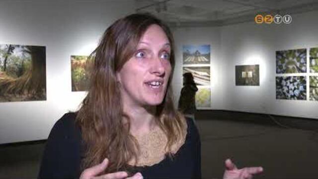 M�dra Bettina Lenyomat c�m� ki�ll�t�s�nak megnyit�ja fa�ltet�ssel kezd�d�tt