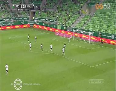 A Ferencv�ros labdar�g�csapata nyerte a z�ld-feh�r rangad�t