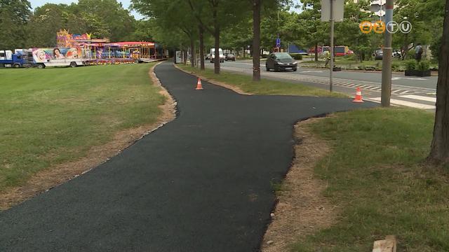 Finisben a Csónakázótó melletti forgalmas 400 méteres járdaszakasz megújítása Finisben a Csónakázótó melletti forgalmas 400 méteres járdaszakasz megújítása