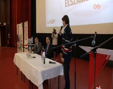 Jobbik f�rum Szombathelyen Vona G�borral