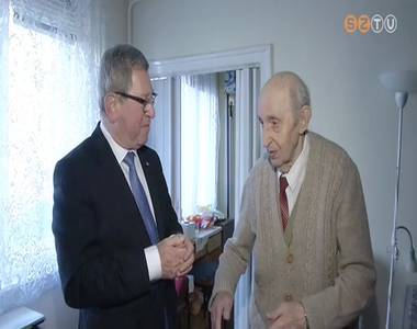 Szépkorút köszöntött a polgármester Szépkorút köszöntött a polgármester