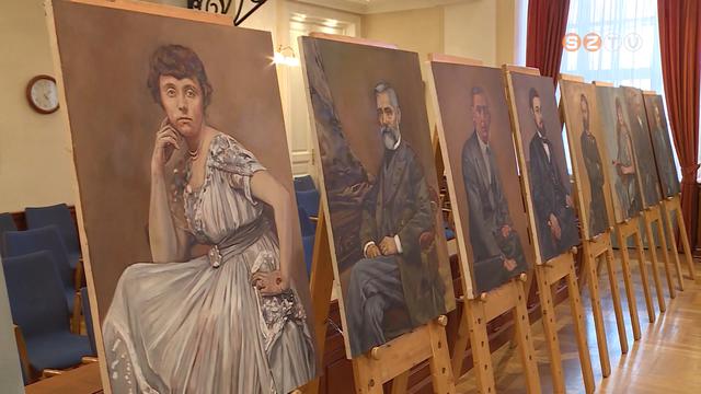 Online beszélgetés-sorozathoz kapcsolódó festmény kiállítás nyílt a Megyeházán Online beszélgetés-sorozathoz kapcsolódó festmény kiállítás nyílt a Megyeházán