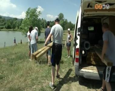 Kutyastrand épül Kutyastrand épül