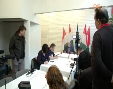 A Hum�n Oper�tor Kft. tulajdon�ban l�v� ingatlan megv�s�rl�s�r�l tartott sajt�t�j�koztat�t Ipkovich Gy�rgy