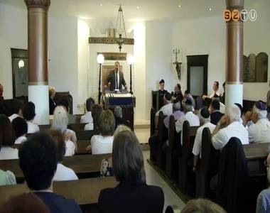 A Szombathelyr�l elhurcolt zsid�kra eml�keztek
