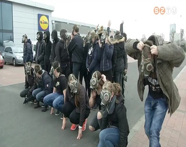 Flashmobbal a leveg� tisztas�g��rt