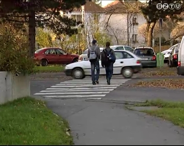 Veszélyben a gyalogosok élete a zebrák környékén