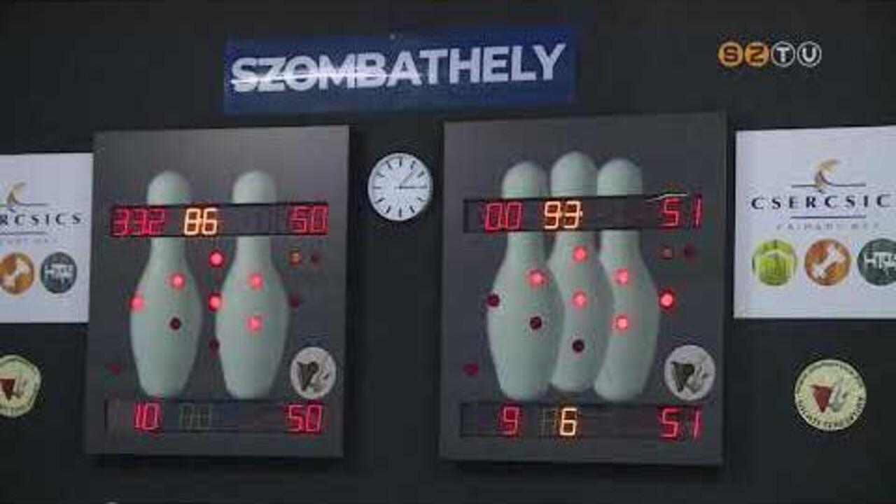 Rangad�t j�tszott a Magyar Kup�ban a Szombathely-Nagymizd� NB I-es tekecsapat