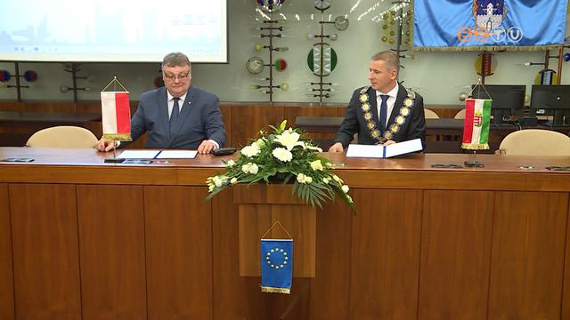 Testvérvárosi megállapodást kötött Szombathely és a lengyelországi Elblag Testvérvárosi megállapodást kötött Szombathely és a lengyelországi Elblag