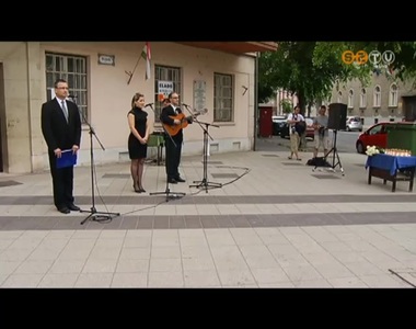 Nagy Imre �s m�rt�rt�rsai hal�l�nak 55. �vfordul�j�ra eml�kezett a v�ros szombat este