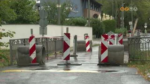 Ideiglenesen lez&aacute;rt&aacute;k a Liget utcai hidat a k&ouml;z&uacute;ti forgalom el&odblac;l