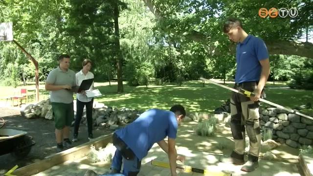 A kertépítő Európa-bajnokságra készülnek a Herman Ottó középiskola tanulói