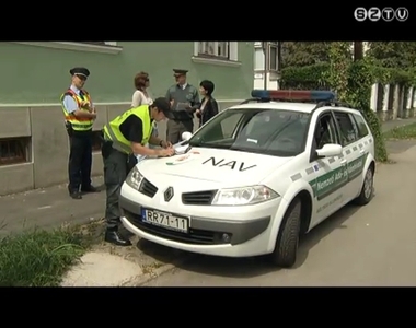 A k�lf�ldi �s az ideiglenes rendsz�mokkal aut�z�kat ellen�rzik a v�mosok �s a rend�r�k