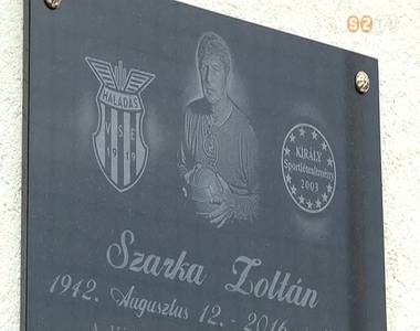 Emléktáblát állítottak Szarka Zoltánnak Emléktáblát állítottak Szarka Zoltánnak