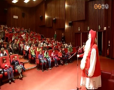 Szombathelyre l�togatott a lappf�ldi mikul�s, Joulupukki