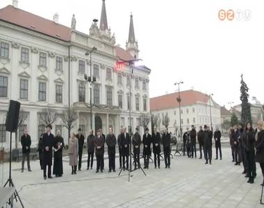 Hivatalosan is �tadt�k az �jj��p�tett Berzsenyi D�niel teret