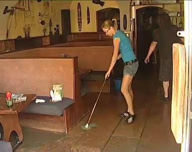 Árvíz öntötte el Kőszeget Árvíz öntötte el Kőszeget