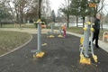 Kicser�lt�k a szabadt�ri fitnesz-park megrong�lt g�palkatr�szeit