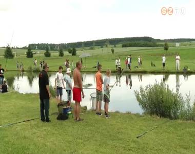 Gyerekeknek tartottak horgászversenyt Gyerekeknek tartottak horgászversenyt